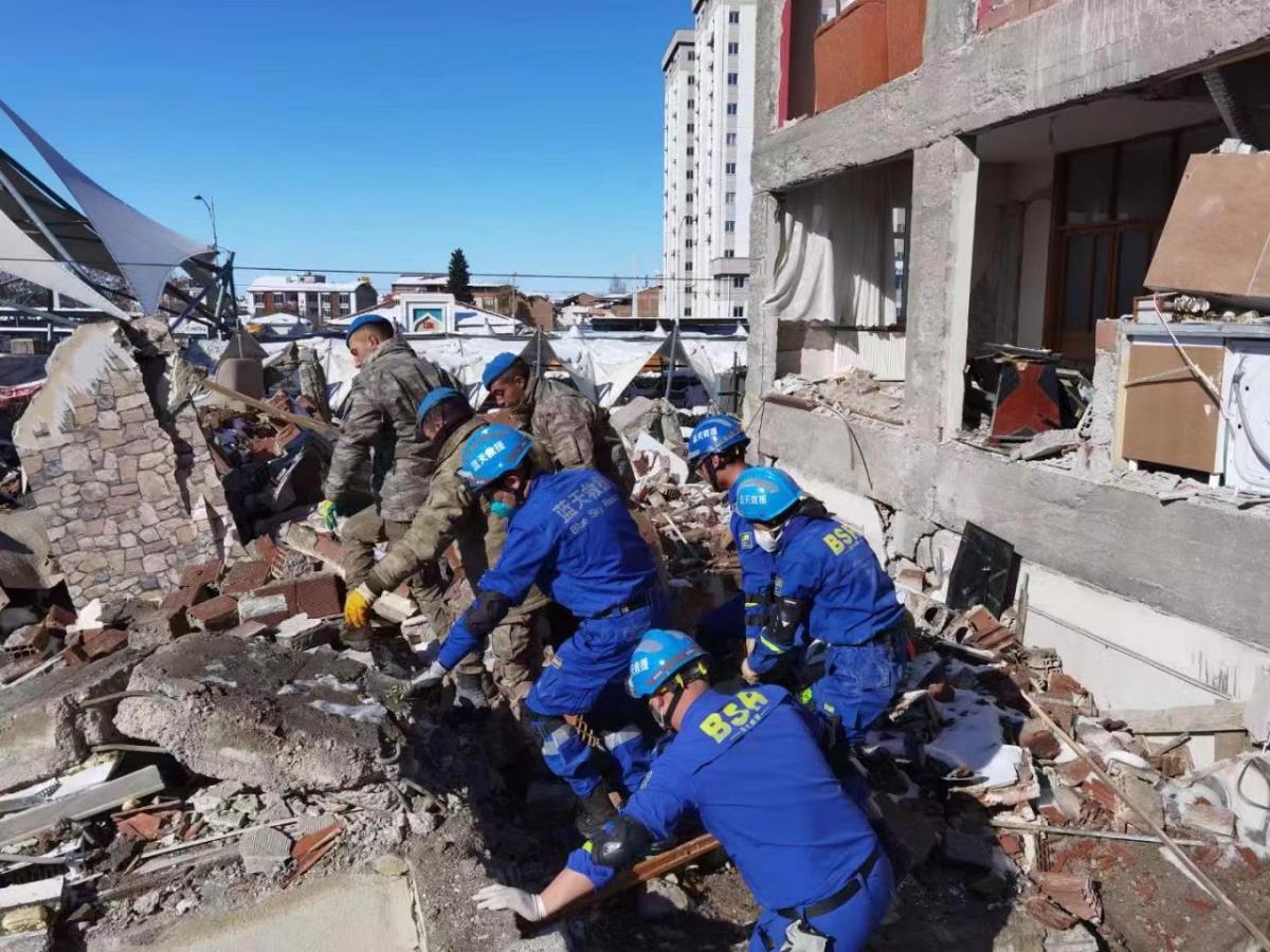 Çin'in Mavi Gök Kurtarma Ekibi Malatya'da