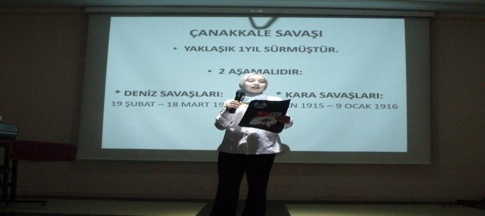 ÇANAKKALE ŞEHİTLERİ TARAKLI’DA DA  ANILDI