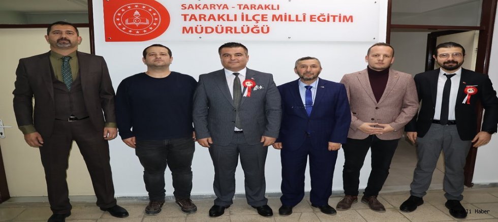 Taraklı İlçe Milli Eğitim Müdürü Remzi Yetkin’e Ziyaret