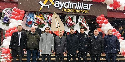 Aydınlılar Süper Market Şubesi’nin Açılışı yapıldı
