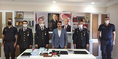 Jandarmadan Başkan Pilavcı'ya Ziyaretndarma'