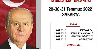 MHP Heyeti Cumartesi günü Taraklı'da