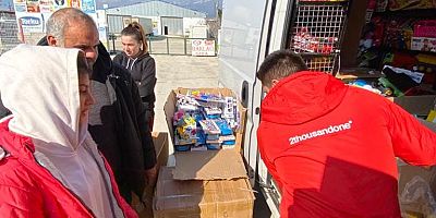 Taraklı’lı Gönüllü gençler Deprem bölgesinde çocukların gönüllerine dokundular