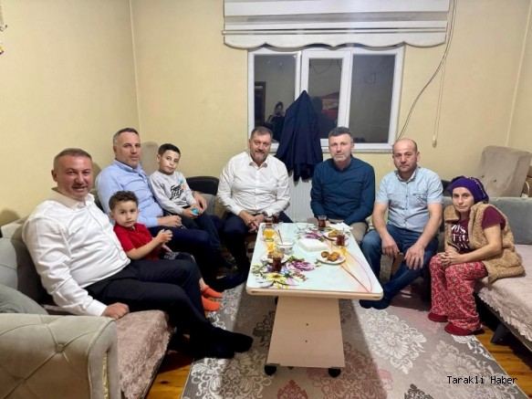 AK Parti İl Başkanı Yunus Tever Taraklı’da ziyaretlerde bulundu