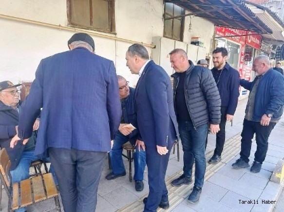AK Parti Sakarya Milletvekili Murat Kaya, Taraklı'da Esnaf Ziyaretlerinde Bulundu