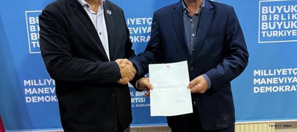 Alaattin Özkan, BBP Taraklı İlçe Başkanlığına Atandı
