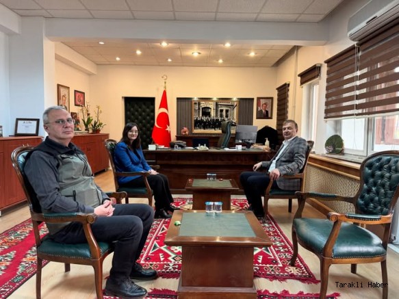 Geyve Kaymakamı Murat Güven'den Taraklı Kaymakamı Senanur Tunalı’ya Ziyaret
