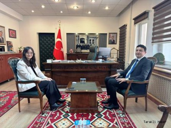 Kaymakamlardan Taraklı’ya Nezaket Ziyareti