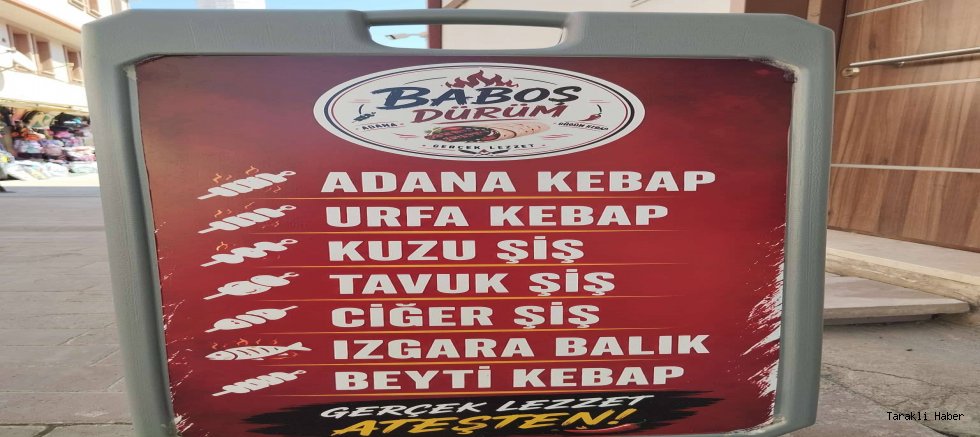 Baboş Dürüm, Taraklı’da Lezzet Tutkunlarını Bekliyor