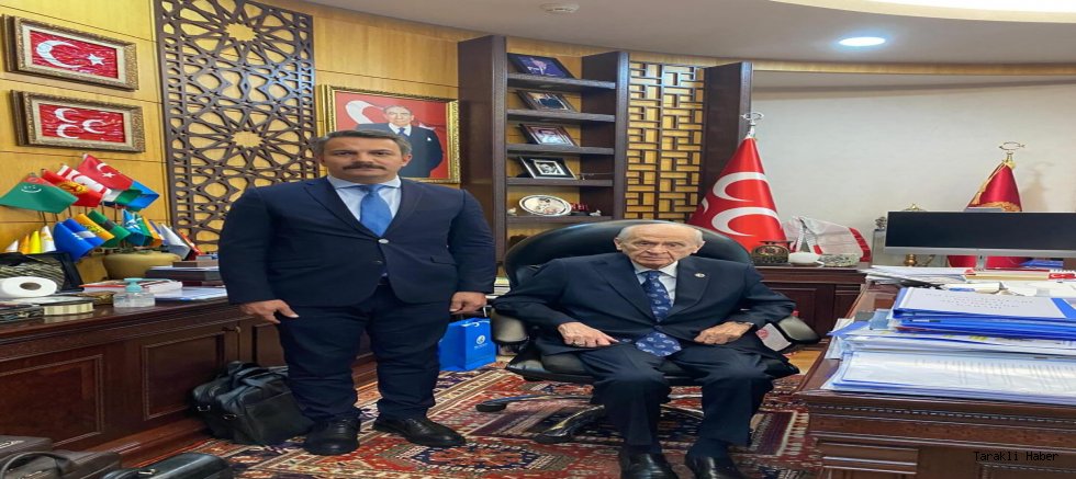 Başkan Pilavcı Ankara’da Bahçeli ile Görüştü
