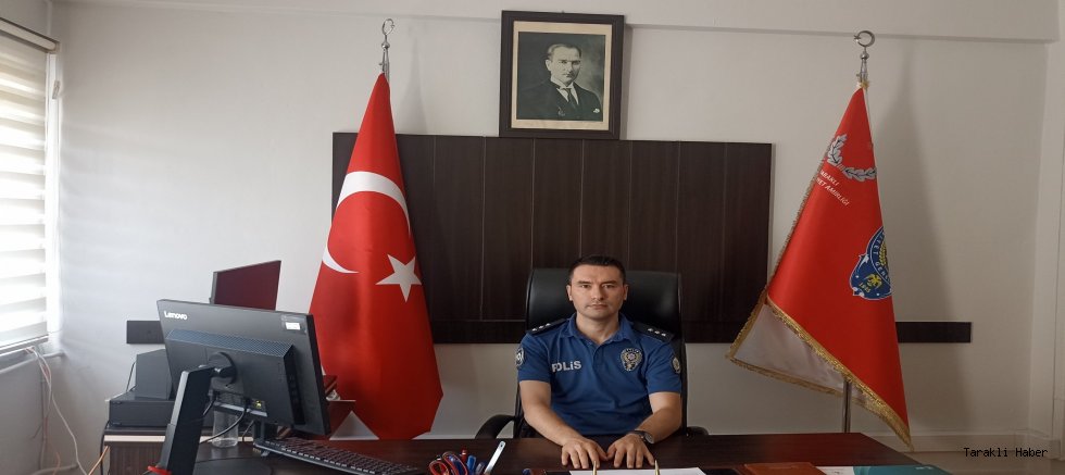 Başkomiser Cihat Avşar, Taraklı İlçe Emniyet Amirliği Görevine Başladı