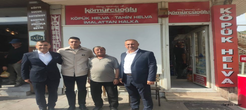 Eski futbolcu, AK Parti MKYK Üyesi Mesut Özil,Taraklı’da ziyaretlerde bulundu