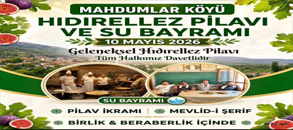 Geleneksel Pilav ve Su Bayramına Davet