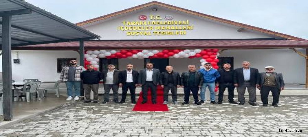  İçdedeler Mahallesi’nde Geleneksel Hayır Pilavı Etkinliği ve Sosyal Tesis Açılışı