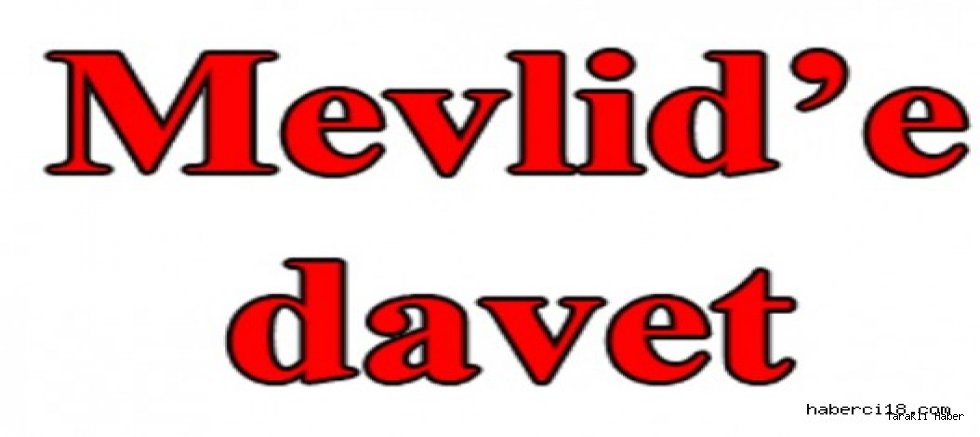 Mevlid-i Şerif Daveti