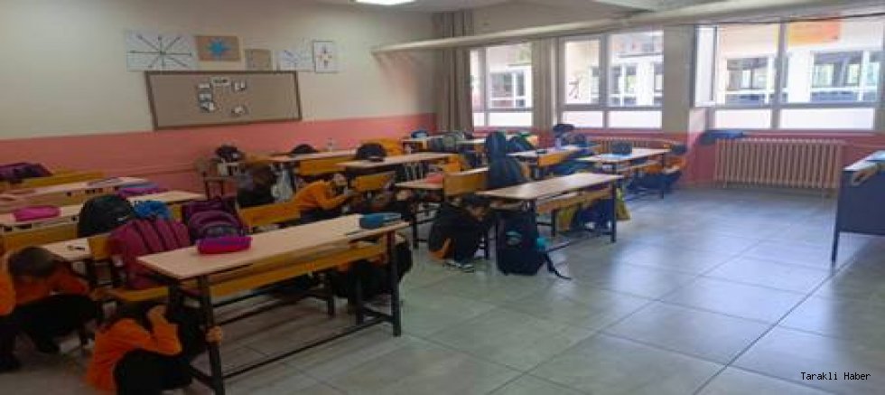 Okullarda Eş zamanlı Tatbikat