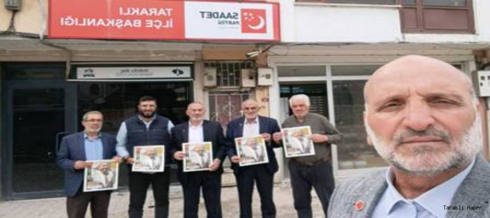 Saadet Partisi Taraklı İlçe Teşkilatından Ziyaretler