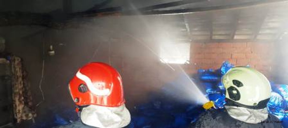 Taraklı’da Ali Aktaş’a Ait Tavuk Kümesinde Yangın