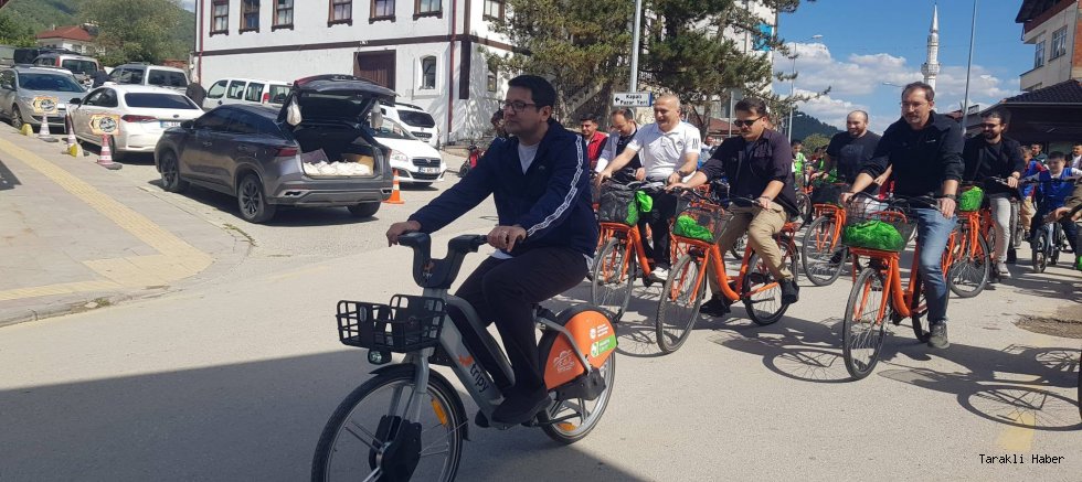 Taraklı’da Sağlık İçin Pedal Çevirdiler