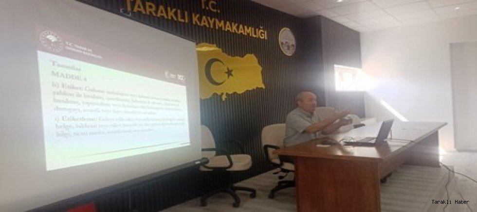 Taraklı’da Yöresel Ürün Pazarı Esnafına Sahte ve Taklit Ürün Uyarısı