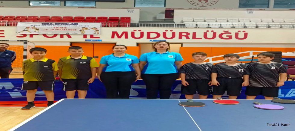 Taraklı Ortaokulu Masa Tenisi Takımı Bölge Elemelerinde Göz Doldurdu