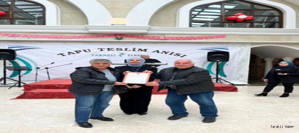 Taraklı Termal’de 6.Tapu Teslim Töreni Coşkuyla Gerçekleştirildi