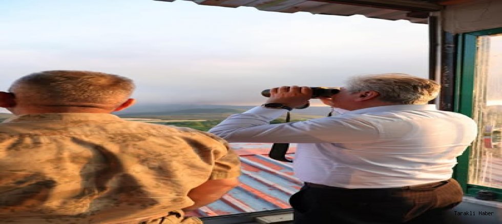 Vali Doğan ve Başkan Alemdar Yangın Bölgesindeki Köyleri Ziyaret Etti