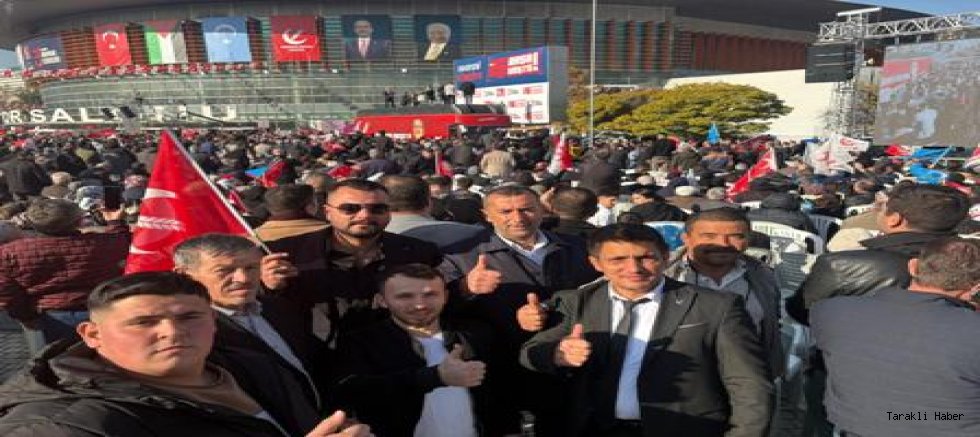 Yeniden Refah Partisi Kongresine Taraklı’dan katılım