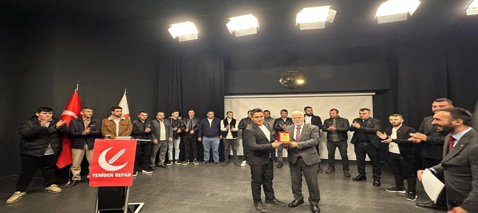 Yeniden Refah Taraklı Teşkilatına Başarı Belgesi,