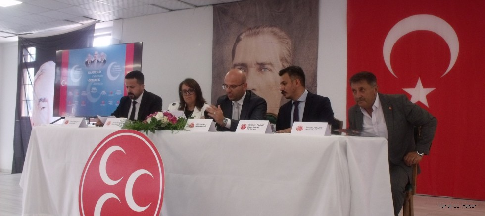 MHP Taraklı İlçe Kongresi’nde Halim Cingöz Güven Tazeledi