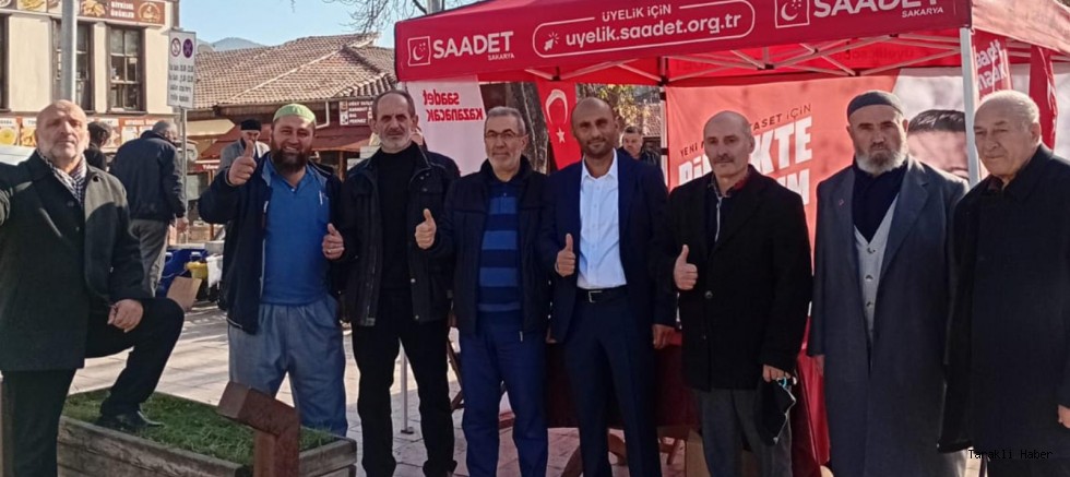 Saadet Partisi’nden Taraklı’da Üyelik Standı Çalışması