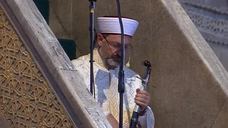 Son dakika... Ayasofya Camii'nde tarihi gün! 86 yıl sonra ilk namaz...