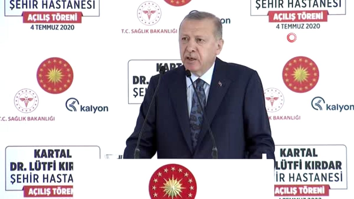 Son dakika haber: Cumhurbaşkanı Erdoğan, Kartal Dr. Lütfi Kırdar Şehir Hastanesi Açılış Töreni'ne katıldı