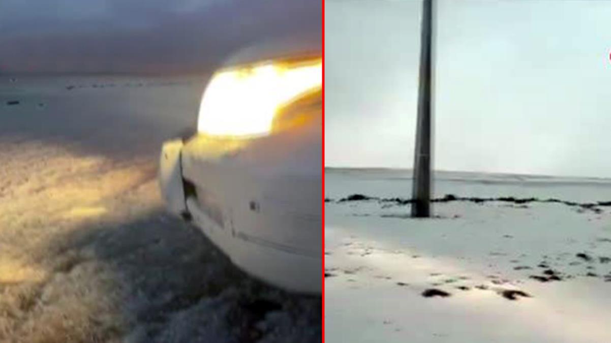 Suudi Arabistan beyaza büründü, görenler şaştı kaldı