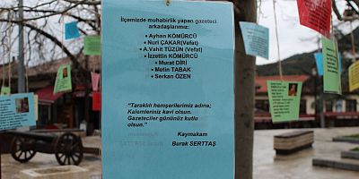 10 OCAK GAZETECİLER GÜNÜ FARKINDALIĞI