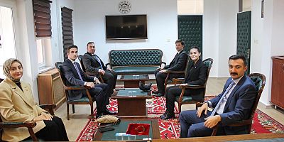 113.Dönem Kaymakamlar, Taraklı Kaymakamı Burak Serttaş'ı Ziyaret Etti