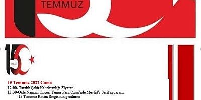 15 TEMMUZ DEMOKRASİ VE MİLLİ BİRLİK GÜNÜ