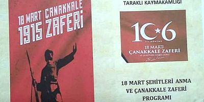 18 MART ÇANAKKALE ZAFERİ ANMA PROGRAMI