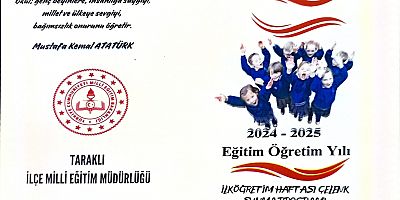 2024-2025 Eğitim-Öğretim Yılı İlköğretim Haftası Başlıyor
