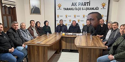 AK Parti Taraklı İlçe Teşkilatı Haftalık Yönetim K  AK Parti Taraklı İlçe Teşkilatı’nın haftalık olağan ilçe yönetim kurulu toplantısı, parti binasında geniş katılımla gerçekleştirildi. urulu Toplantısını Gerçekleştirdi