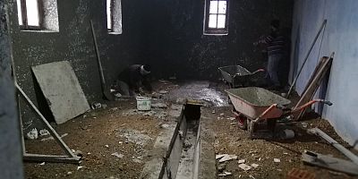 Aşağı Camii Şadırvan ve Tuvaletleri Yenileniyor