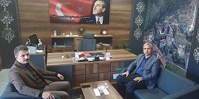 Başkan Pilavcıı'dan İlçe Milli Eğitim Müdürüne Ziyaret
