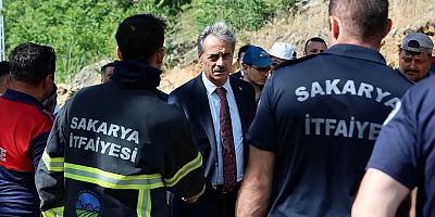 Başkan Yusuf Alemdar yangın felaketinin yaşandığı Taraklı’da