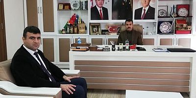BÜYÜKŞEHİR DAİRE BAŞKAN’INDAN BAŞKAN PİLAVCI’YA ZİYARET
