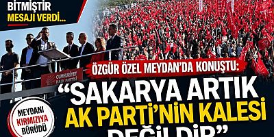 CHP Genel Başkanı Özgür Özel Sakarya’da vatandaşlara seslendi