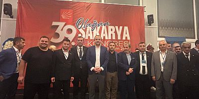 CHP Sakarya İl Kongresi Gerçekleşti: Oğuz Can Curoğlu Güven Tazeledi