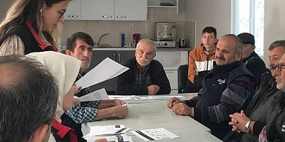 Çiftçilere bilgilendirme toplantısı