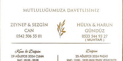 Düğüne Davet