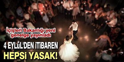 Düğünlere kısıtlama; Sokak düğünleri ve sünnetler yasaklandı!