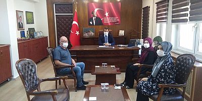 Esnaf Odasından Kaymakam ziyareti